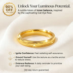 🔥 90% OFF TODAY: 5The Luminous Wave Ring: Hand-Polished 18K Gold Elegance