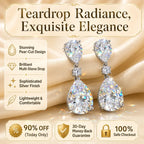 🔥 LAST DAY 90% OFF: Artisan Handcrafted Flawless Lab-Grown Teardrop Earrings in Triple 14K Gold