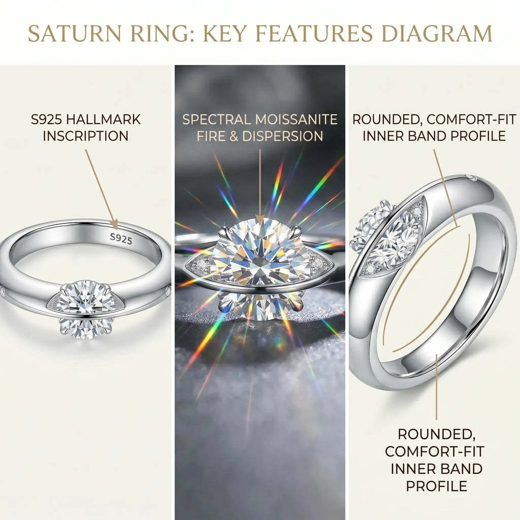 The Celestial Spin Ring: Find Your Calm in Quiet Elegance--Last Day Sale-90% OFF🔥