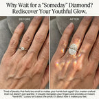 🔥 90% OFF TODAY: 5-Carat "Hand-Lift" Oval Sparkler — Stop Saving Your Radiance for "Someday" and Wear the Luxury You Deserve Every Day 💖