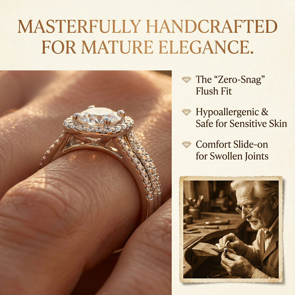 🚨 Only Today: 90% OFF |The Flawless $10k Illusion Ring | VVS1 Lab-Grown Diamond (Tarnish-Free)