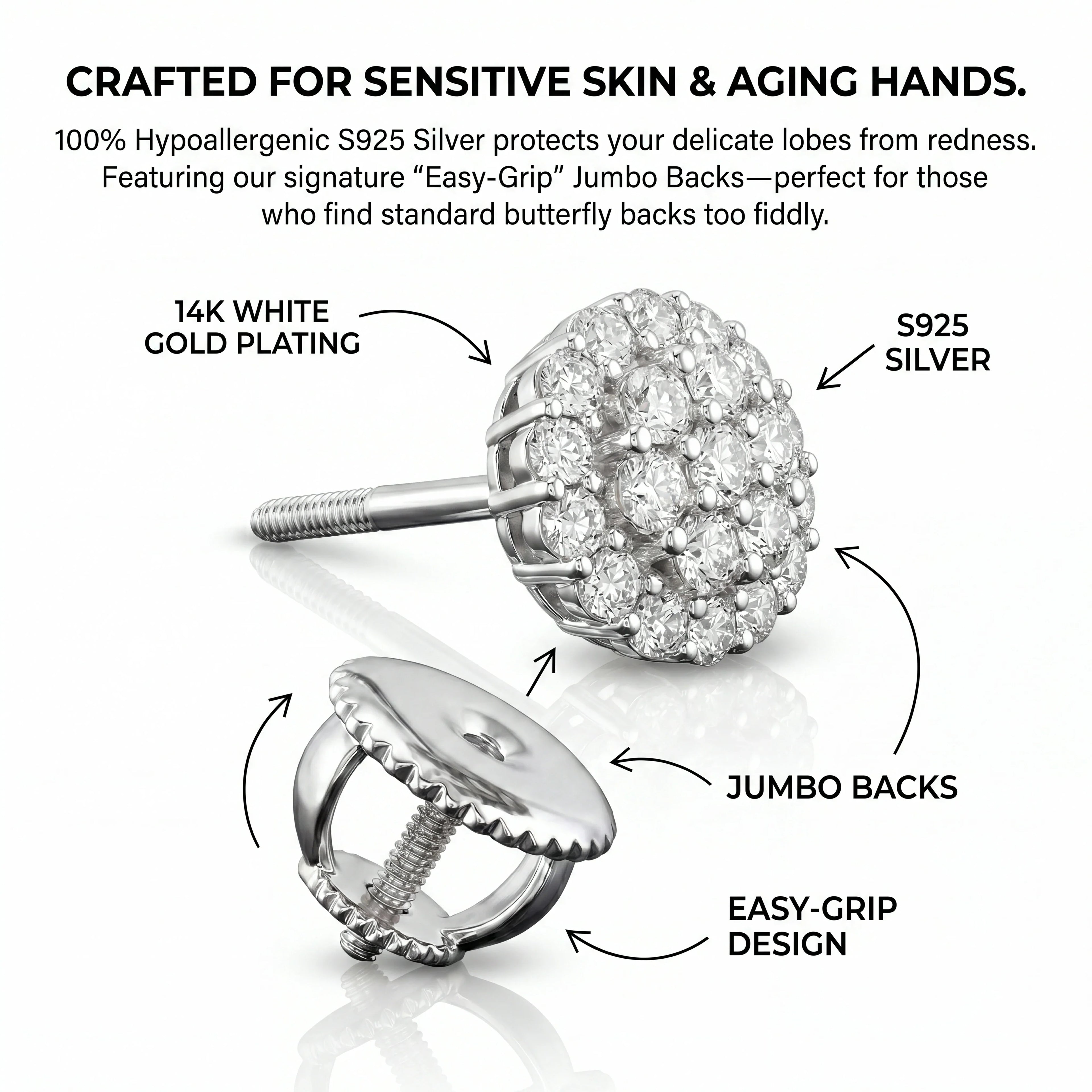 🔥 90% OFF TODAY: Timeless Radiance Earrings – The Elegant Sparkle You Deserve ✨