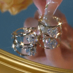 🔥 LAST DAY 90% OFF : 1-Second "Easy-Snap" Suspended Moissanite Hoop Earrings