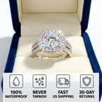 🚨 Only Today: 90% OFF |The Flawless $10k Illusion Ring | VVS1 Lab-Grown Diamond (Tarnish-Free)