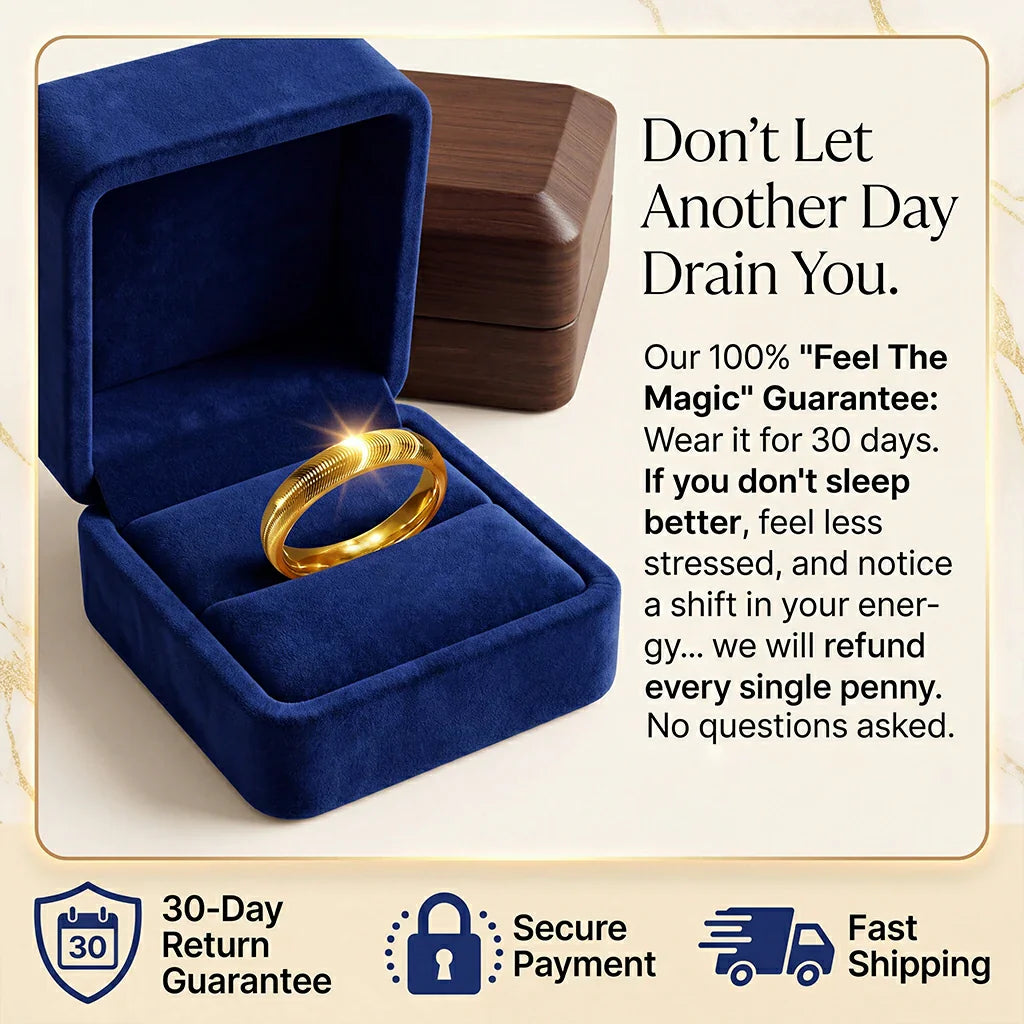 🔥 90% OFF TODAY: 5The Luminous Wave Ring: Hand-Polished 18K Gold Elegance