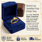 🔥 90% OFF TODAY: 5The Luminous Wave Ring: Hand-Polished 18K Gold Elegance