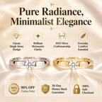 🔥 LAST DAY 90% OFF : The "Sweet Heart" Minimalist Moissanite Ring
