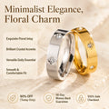 🔥 LAST DAY 90% OFF : The Minimalist "Snag-Free Floral" Lab-Diamond Ring