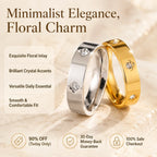 🔥 LAST DAY 90% OFF : The Minimalist "Snag-Free Floral" Lab-Diamond Ring