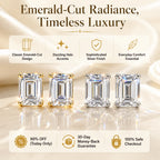 🔥 LAST DAY 90% OFF: The Premium Step-Cut Moissanite Studs (Passes Diamond Tester!)