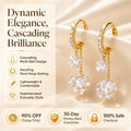 🔥 LAST DAY 90% OFF : Effortless Sparkle: Cascading Multi-Ball Earrings