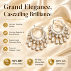 🔥 LAST DAY 90% OFF : The Viral Cascading Moissanite Teardrop Hoops