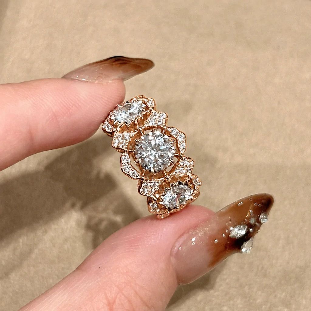 🔥LAST DAY 90% OFF: The "Timeless Floral Grace" Handcrafted Ring