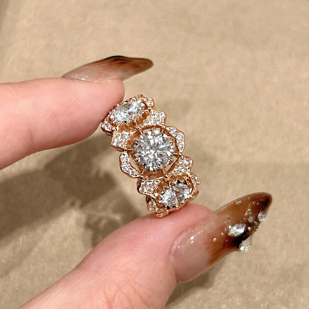 🔥LAST DAY 90% OFF: The "Timeless Floral Grace" Handcrafted Ring