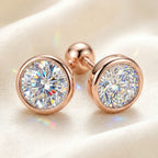 🔥 LAST DAY 90% OFF: Sleep-Safe High-Clarity Bubble Moissanite Studs in S925 Silver