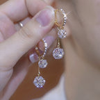 🔥 LAST DAY 90% OFF : Effortless Sparkle: Cascading Multi-Ball Earrings