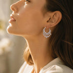 🔥 LAST DAY 90% OFF : The Viral Cascading Moissanite Teardrop Hoops