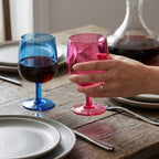 Vibrant Rainbow Short-Stem Goblet Set - Assorted 8-Piece Collection