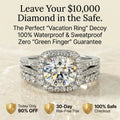 🚨 Only Today: 90% OFF |The Flawless $10k Illusion Ring | VVS1 Lab-Grown Diamond (Tarnish-Free)