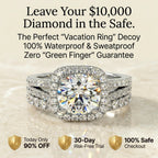 🚨 Only Today: 90% OFF |The Flawless $10k Illusion Ring | VVS1 Lab-Grown Diamond (Tarnish-Free)