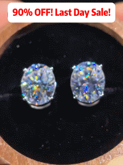 🚨 90% OFF (Today Only): The Premium Oval-Cut Moissanite Studs (Passes Diamond Tester!)