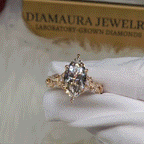 The Twisted Band Marquise Premium Moissanite Ring | 90% OFF Limited Time, Last Day!🔥