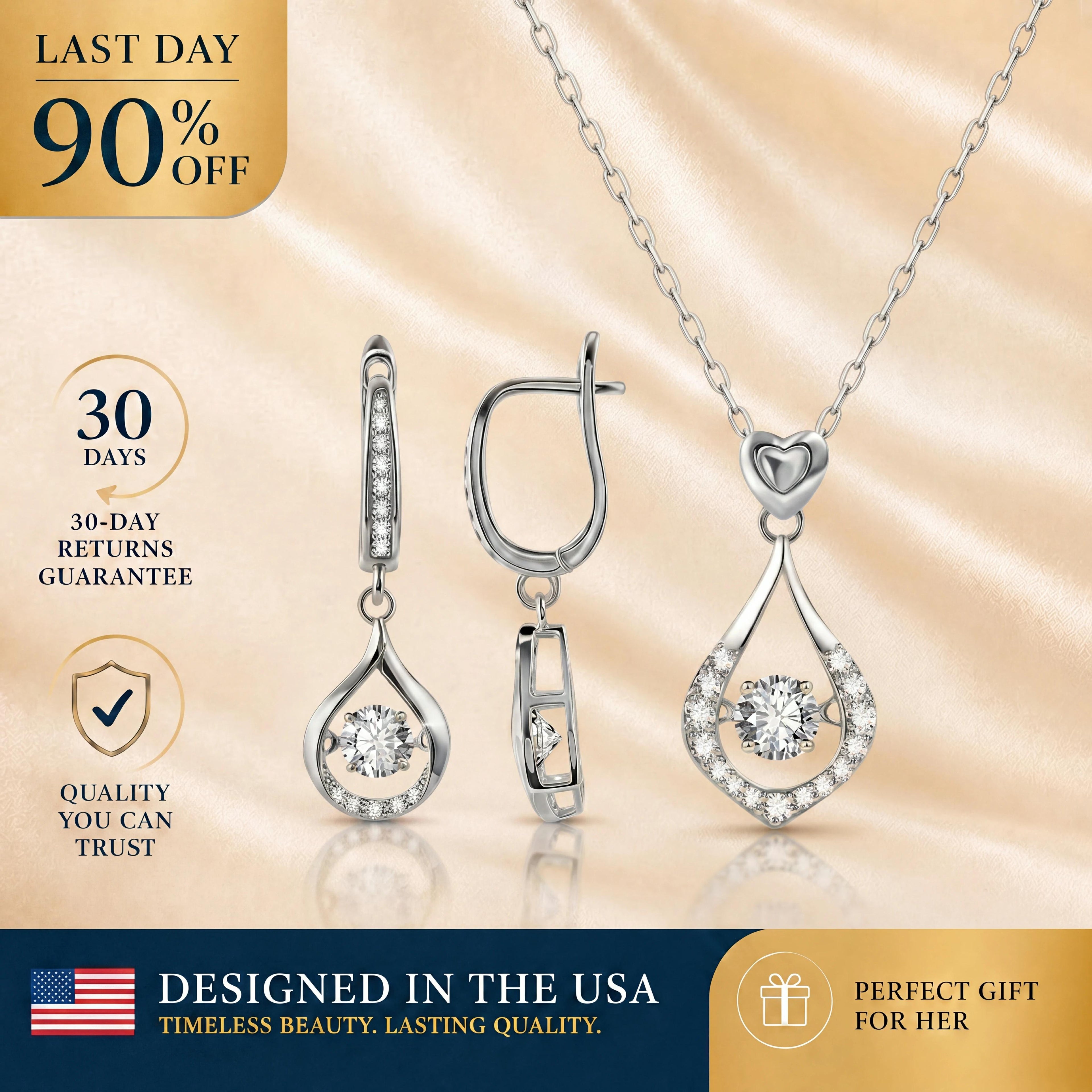 🔥 LAST DAY 90% OFF: 1-Carat "Dancing" Moissanite Earrings – The Pure S925 Comfort & Sparkle You Deserve 💖