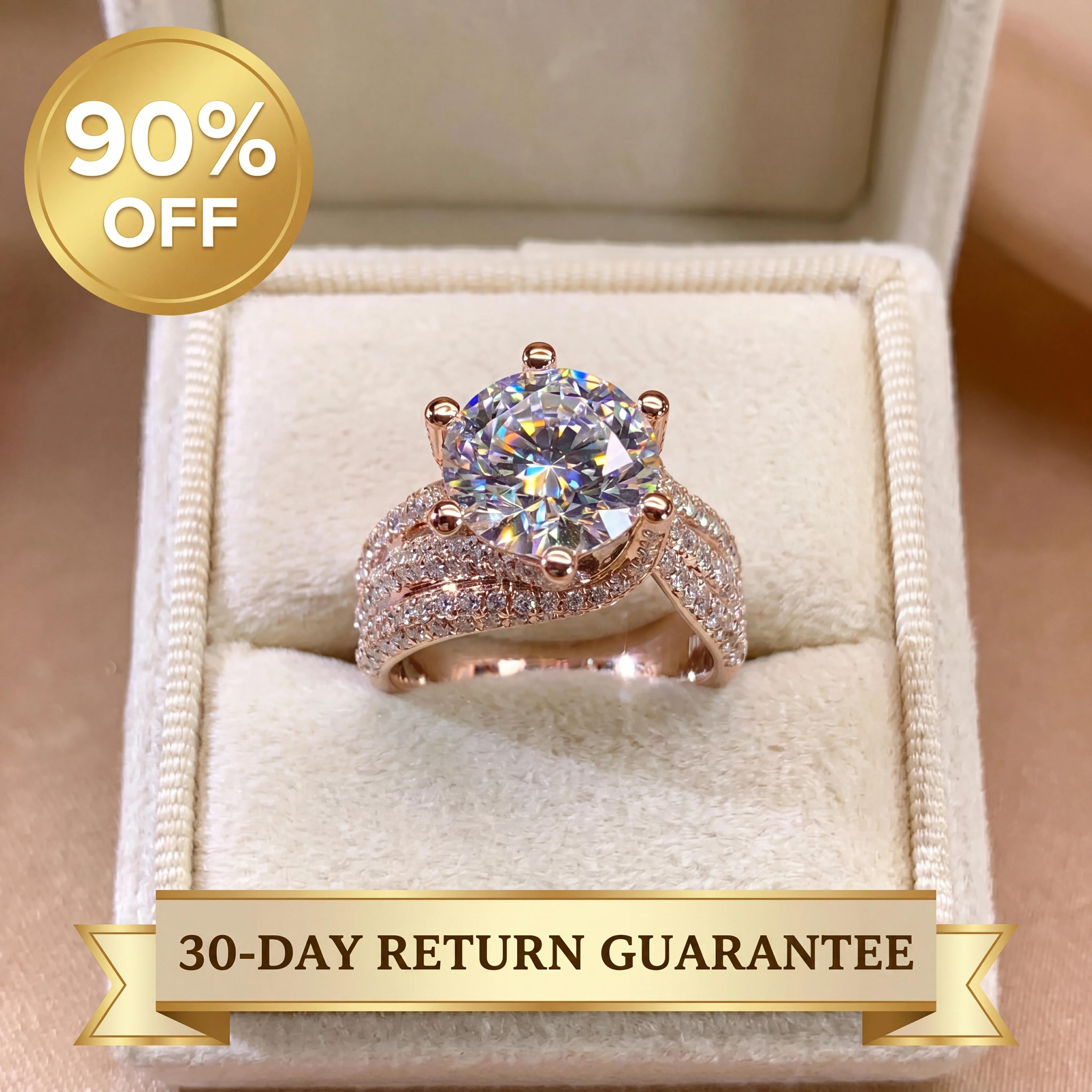 🔥 LAST DAY 90% OFF:  The 3-Carat Infinity Twist Moissanite Ring | Fearless Everyday Luxury